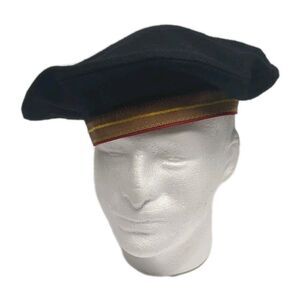 Szyty Warszawa 1926 Beret  Sterkowski Hat 100% Wool Black Made in Poland